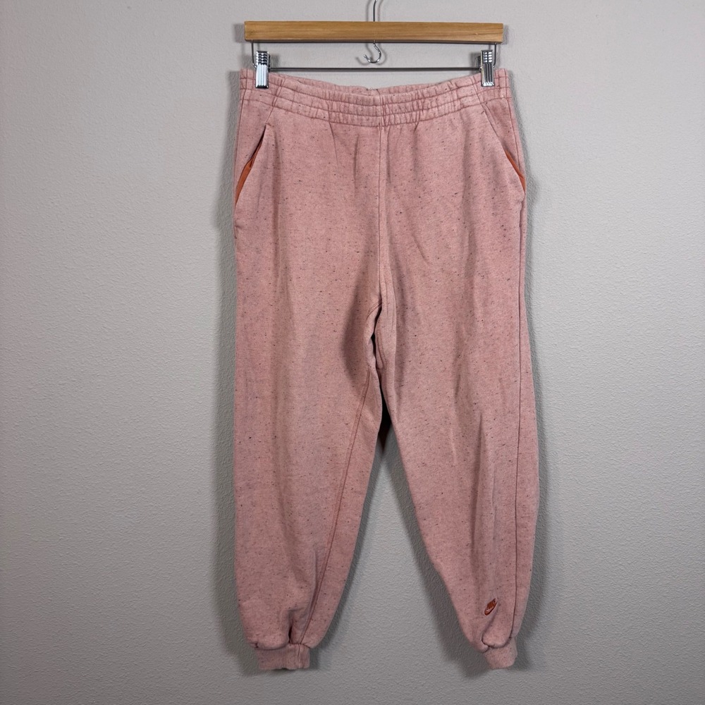 Nike FlyEase Sportswear Joggers Sweatpants Speckled Pink Streetwear Women's L